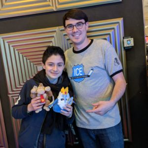 ICE Program mentor with kid