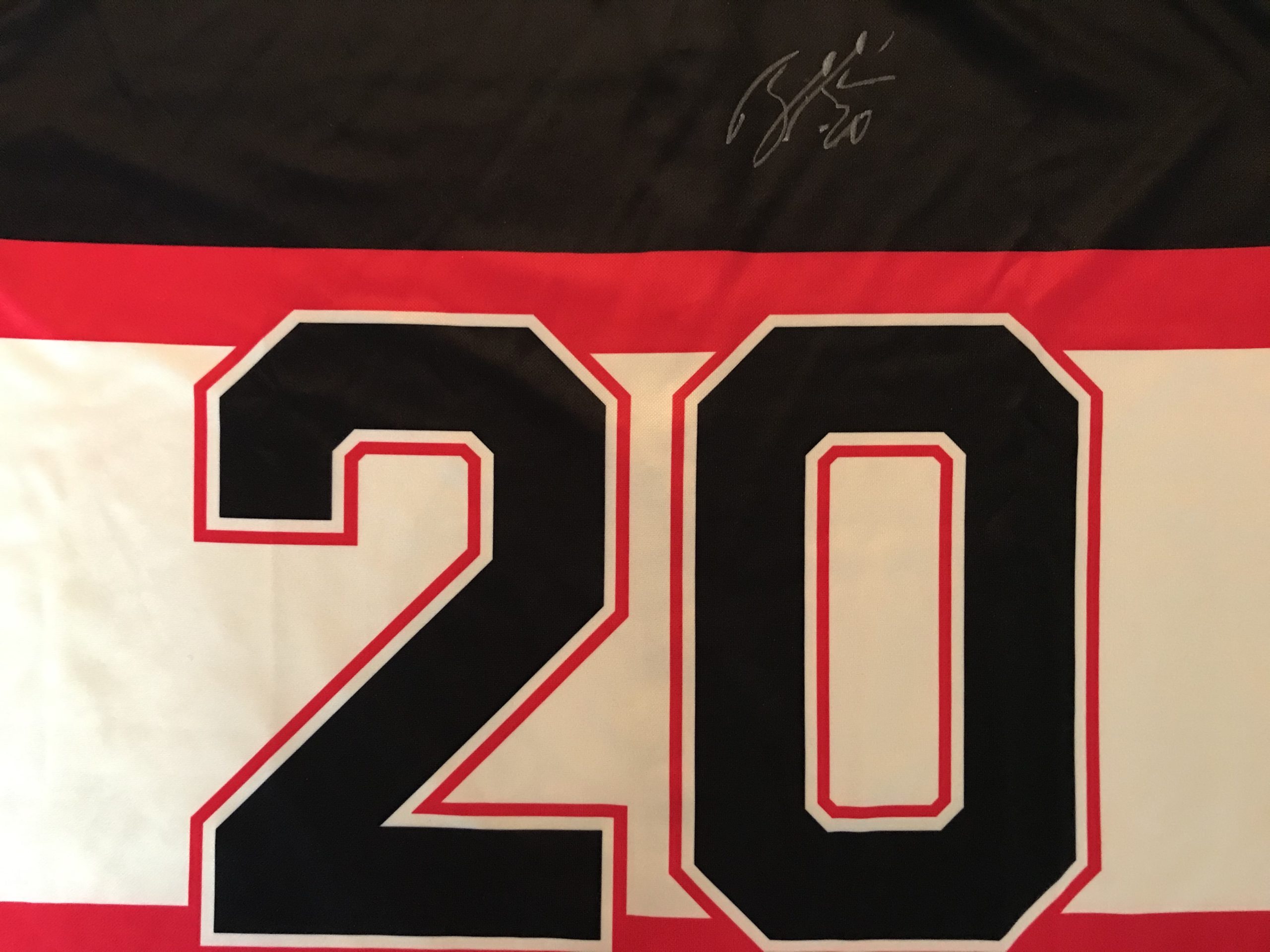 Autographed Custom 2020 ICE Bowl Chicago Blackhawks Bowling