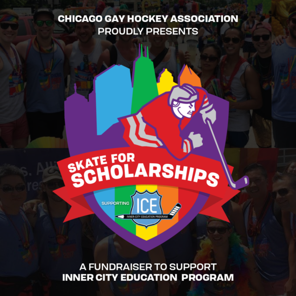 Skate for Scholarships Fundraiser Graphic